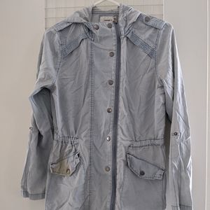 Forever 21 utility rain jacket size womens medium